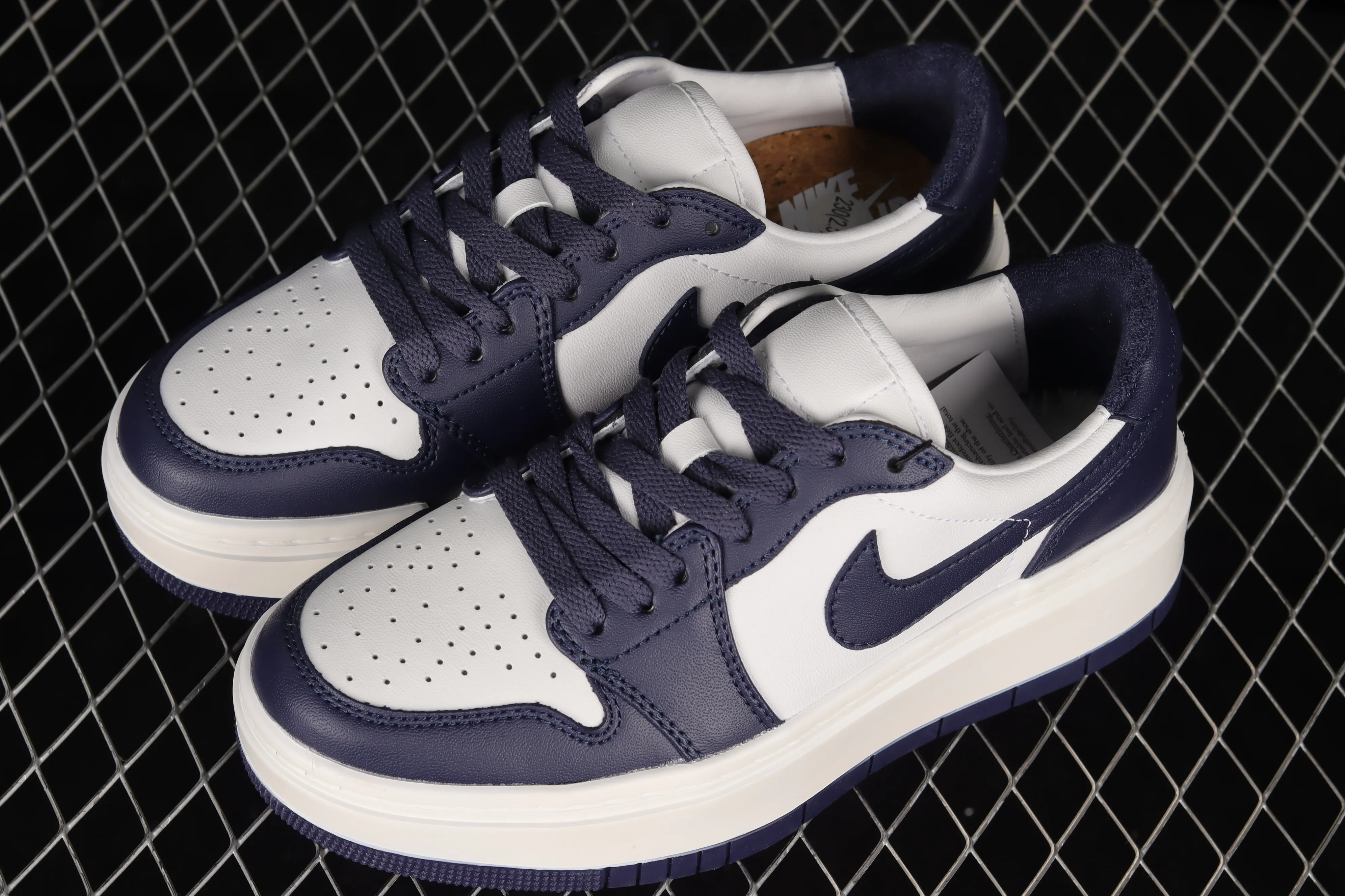 All categories Air Jordan Jordan series basketball shoes Air Jordan 1 Low Z version Air Jordan 1 Elevate Low SE "Wolf Grey" Little AJ first layer thick sole retro basketball shoes DH7004-141